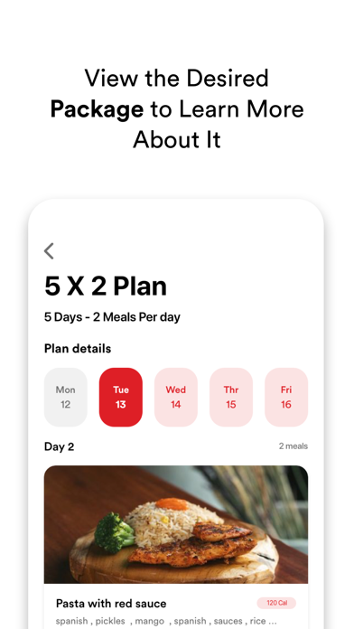 Redbox healthy food Screenshot