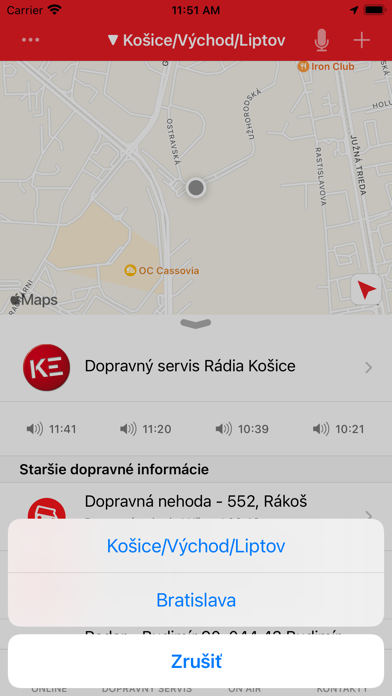 Rádio Košice Screenshot
