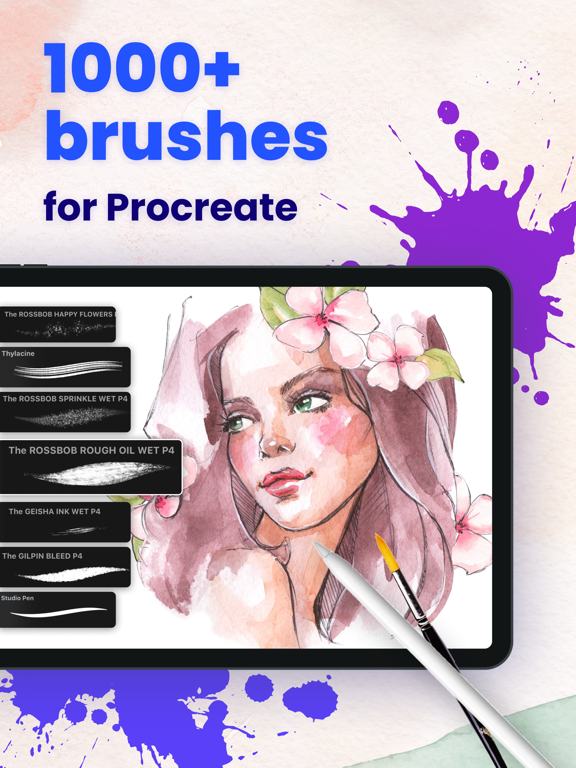 Procreate Brushes & Tools PRO iPad screenshot 9 - Graphics & Design app