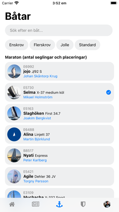 klubbsegling Screenshot