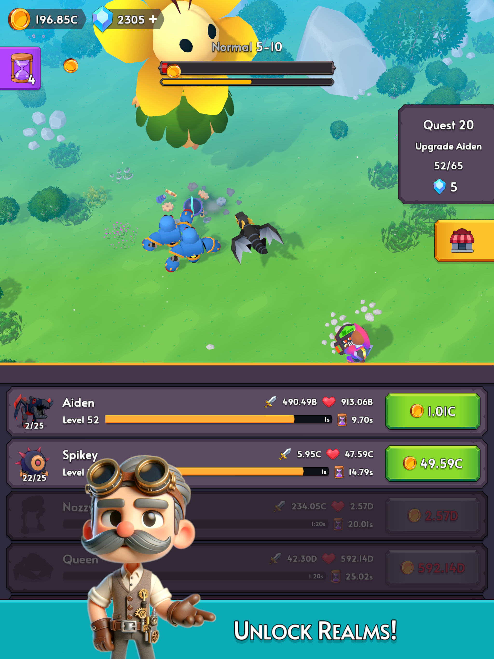 Mechero: Idle RPG