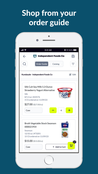 Independent Foods Co Screenshot
