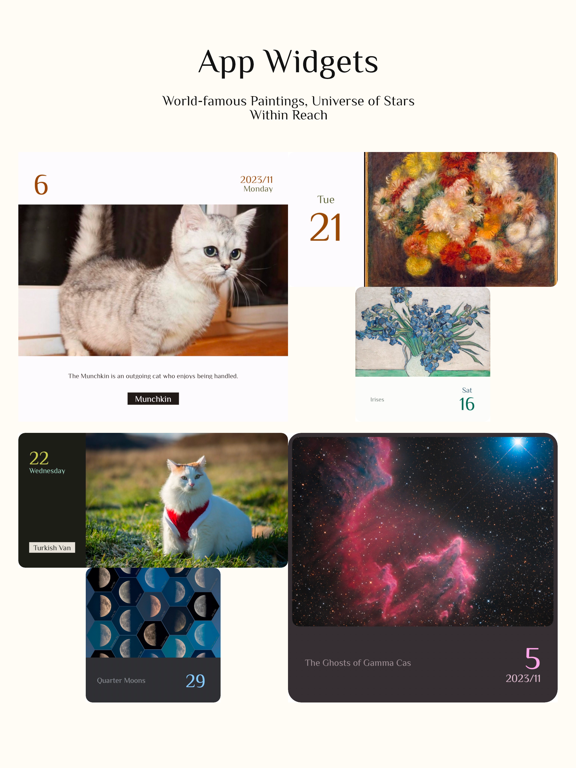 Painting Calendar: Artful Days iPad screenshot 2 - Graphics & Design app