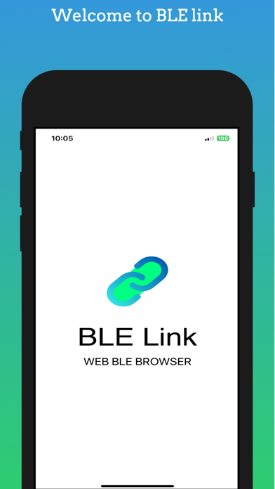 BLE Link - Web BLE Browser Screenshot