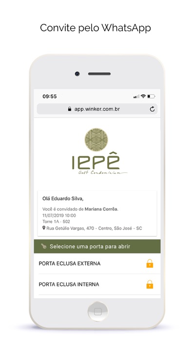 Iepê Golf Condomínio iPhone screenshot 4 - Social Networking app