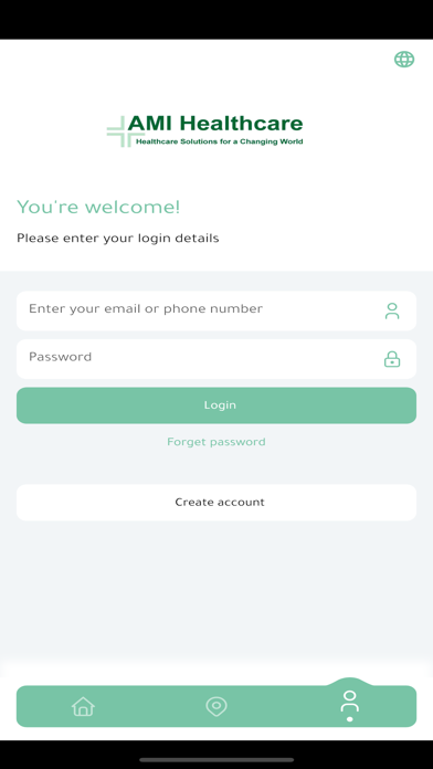 AMI Healthcare Screenshot