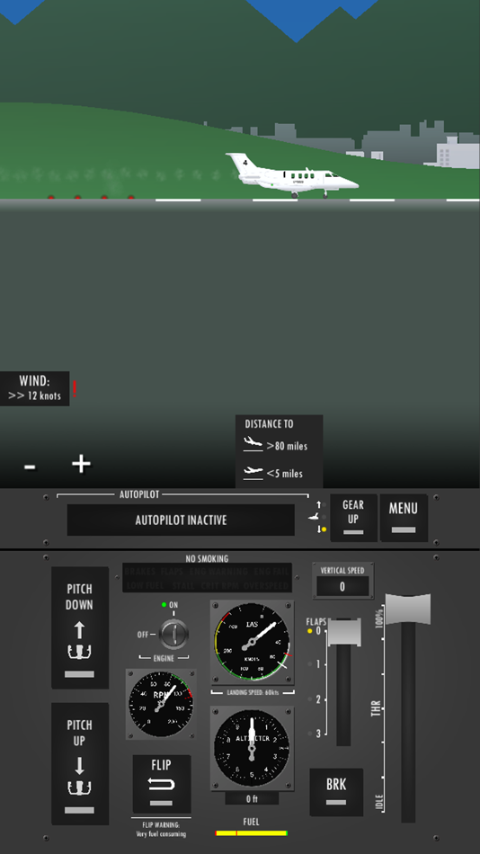 #7. Flight Simulator 2d (iOS) 由: Spark Games