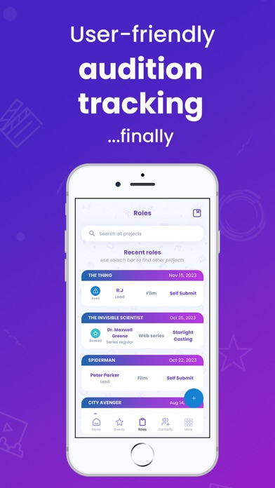 Track Your Talent Screenshot