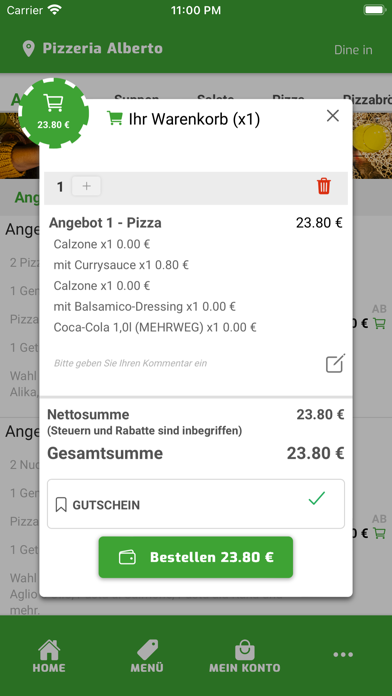 Pizzeria Alberto Bottrop Screenshot