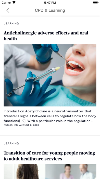 Pharmaceutical Journal Screenshot
