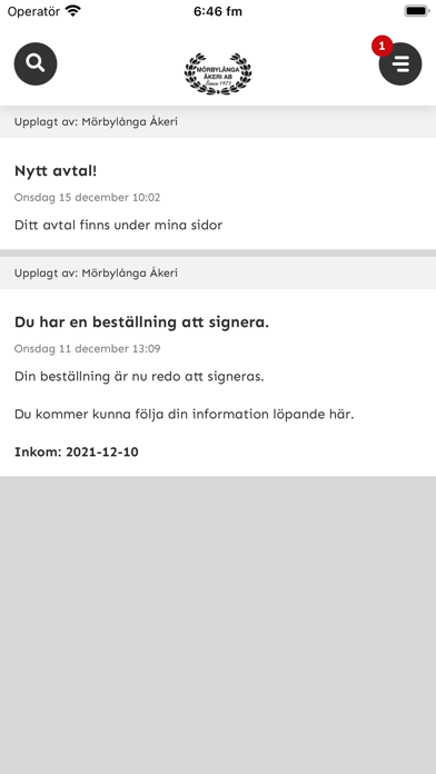 Mörbylånga Åkeri AB Screenshot