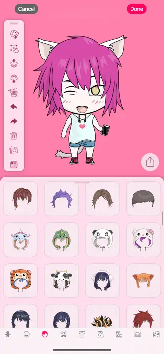 ChibiStudio Anime Avatar Maker: Screenshot 5 von 7