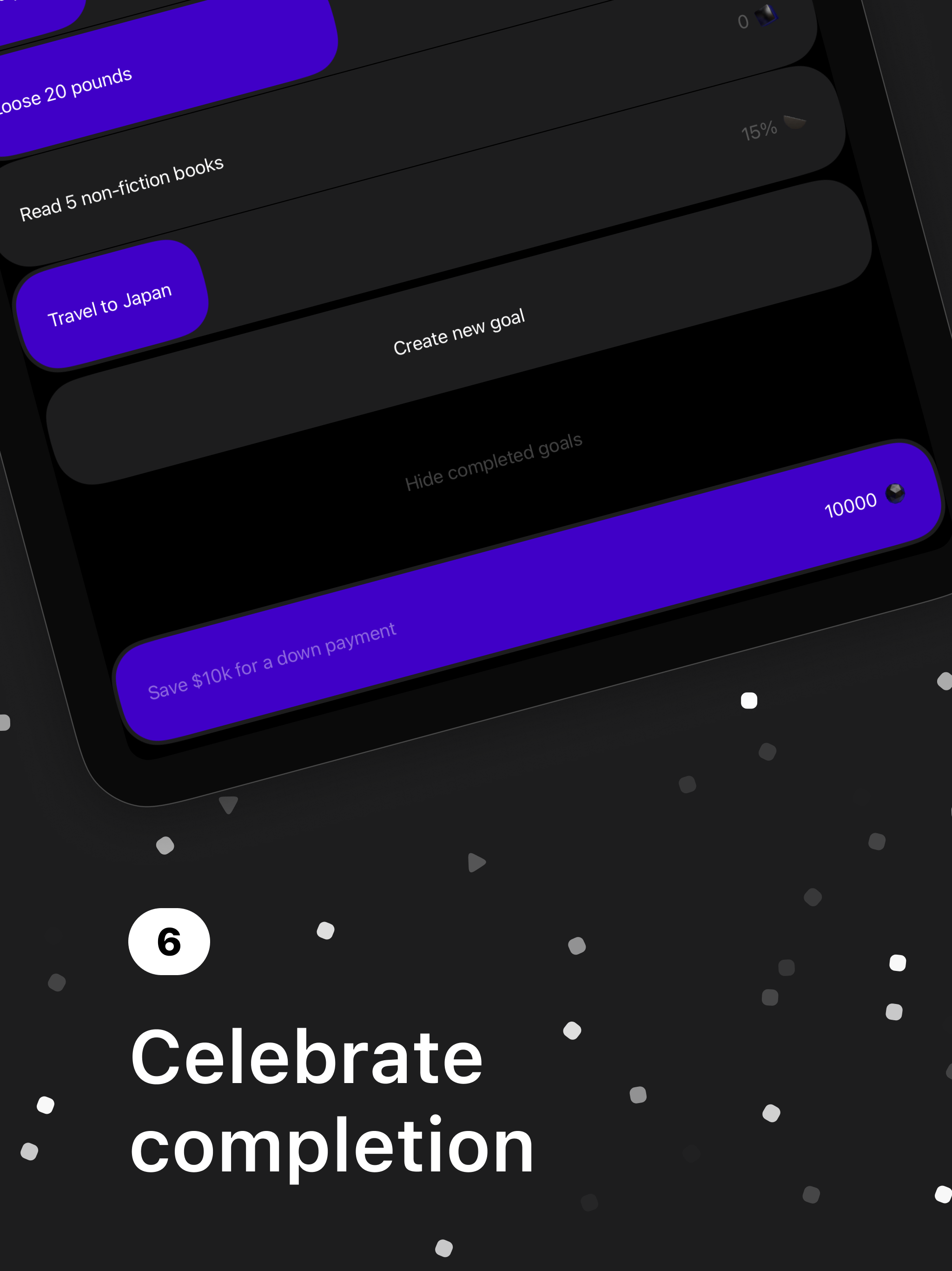 Aim: Goals & Progress Counter