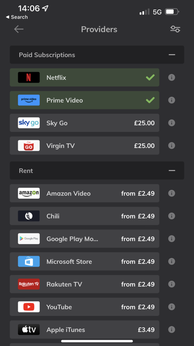 Skroote - Movies, TV & Sport Screenshot