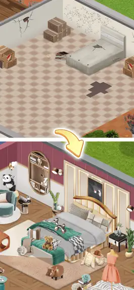 Game screenshot Merge Makeover: Home Design mod apk