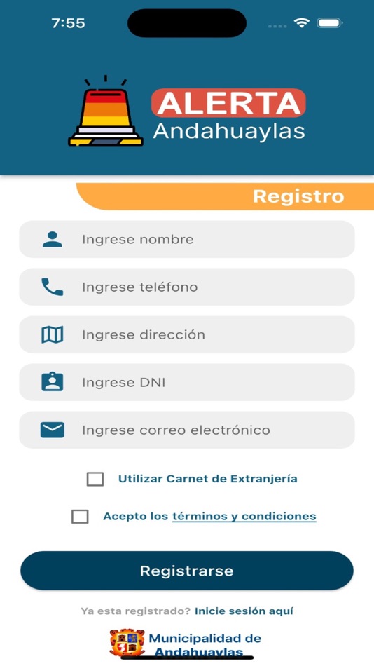 #6. Alerta Andahuaylas (iOS) Podle: CFBD SAC