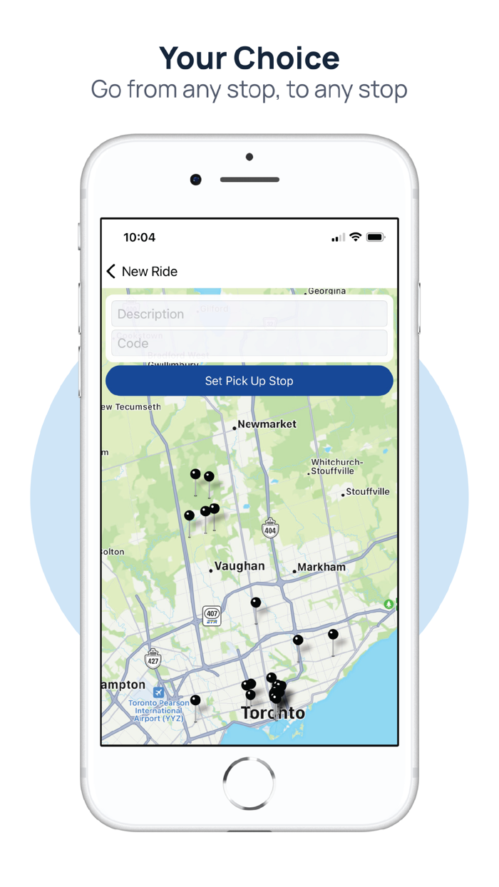 On Demand Transit Rider App