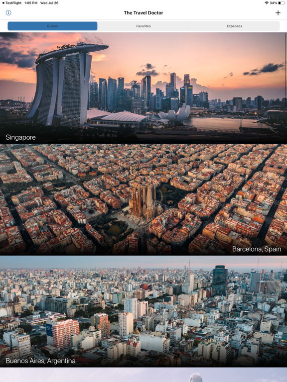 Single Guy’s Travel Guide iPad screenshot 2 - Travel app