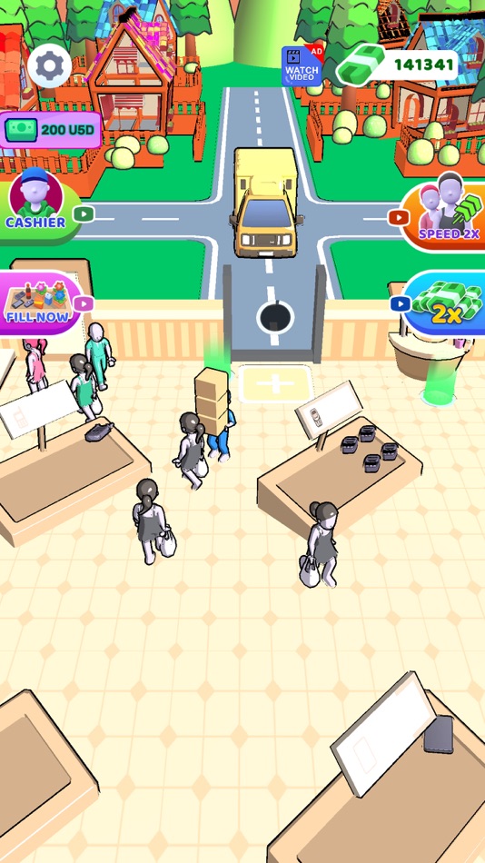 #1. Market Manager: Idle Store (iOS) 由: Aziza Rahman