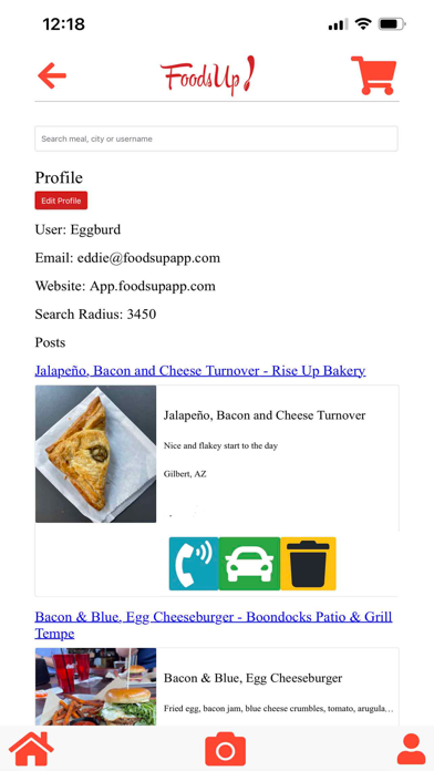 FoodsUp! iPhone screenshot 8 - Food & Drink app