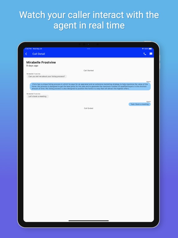 Agent4: AI Voicemail Manager iPad screenshot 3 - Utilities app