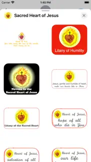 sacred heart of jesus stickers iphone screenshot 4