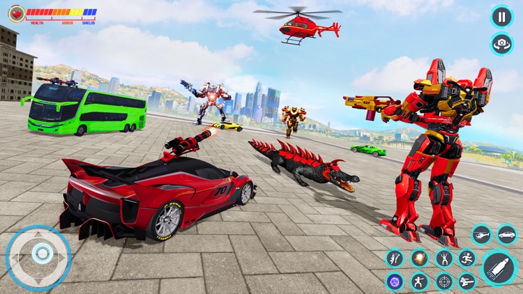 Elephant Robot Transform Fight