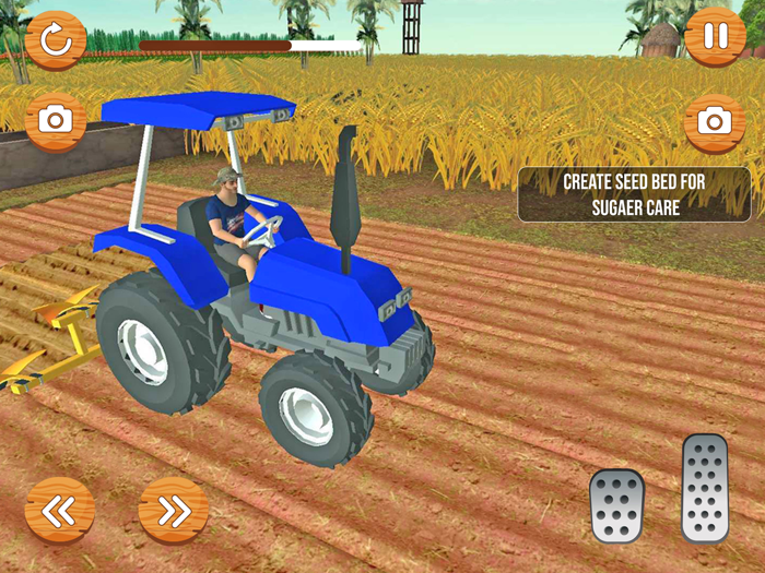 Grow Farming Tractor Games 3D