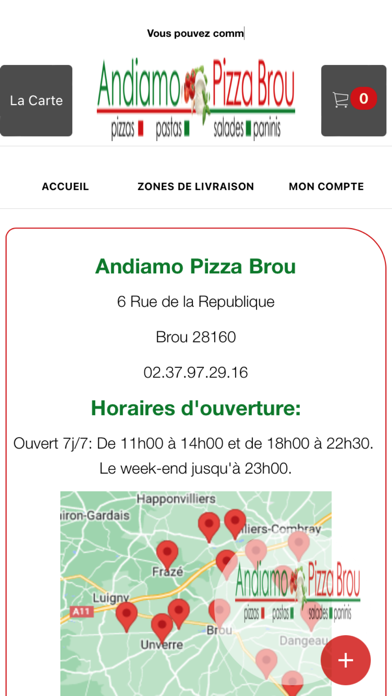 Andiamo Pizza Brou Screenshot