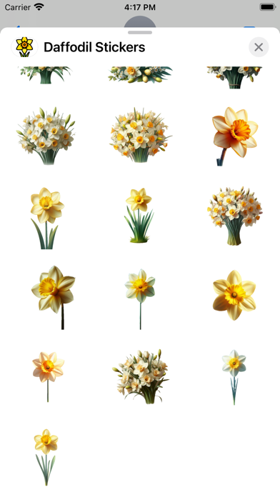 Daffodil Stickersのおすすめ画像2