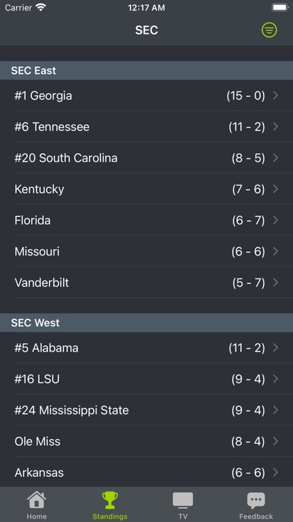 Missouri Football Schedules screenshot-5