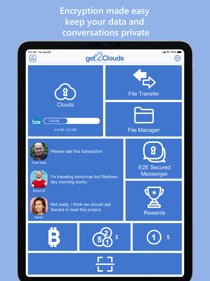 get2Clouds - The Privacy App