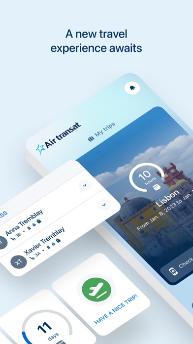 Air Transat Screenshot