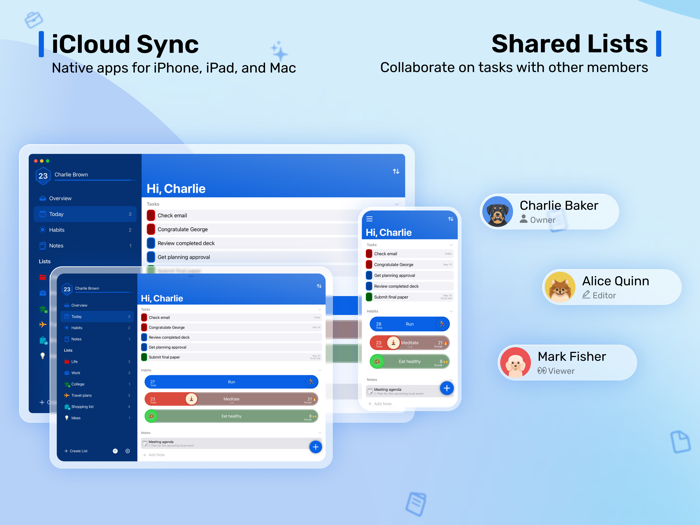 Finale To Do Tasks and Habits