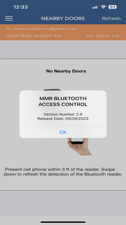 #5. MMR Bluetooth Access Control (iOS) 게시자: Parabit