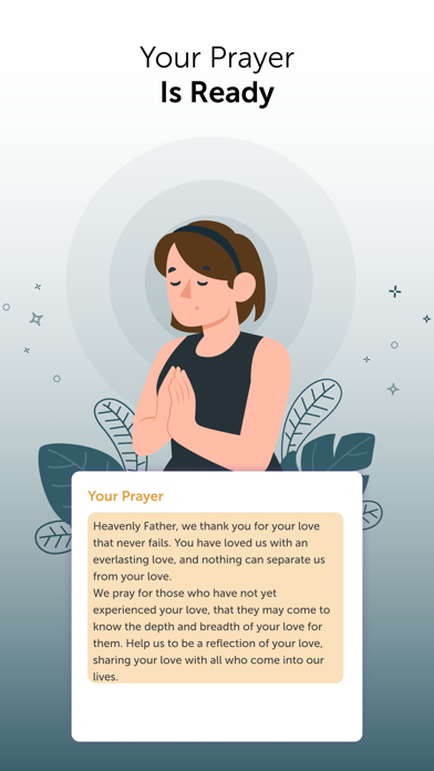 Prayerly: AI Christian Prayers Screenshot