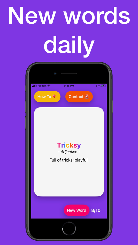 #4. Vocab Widget (iOS) 由: John Scali