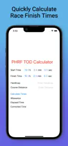 PHRF TOD Calculator screenshot #1 for iPhone