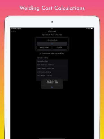 Welding Weight Calculatorのおすすめ画像7