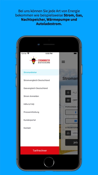 Stromanbieter Deutschland Screenshot