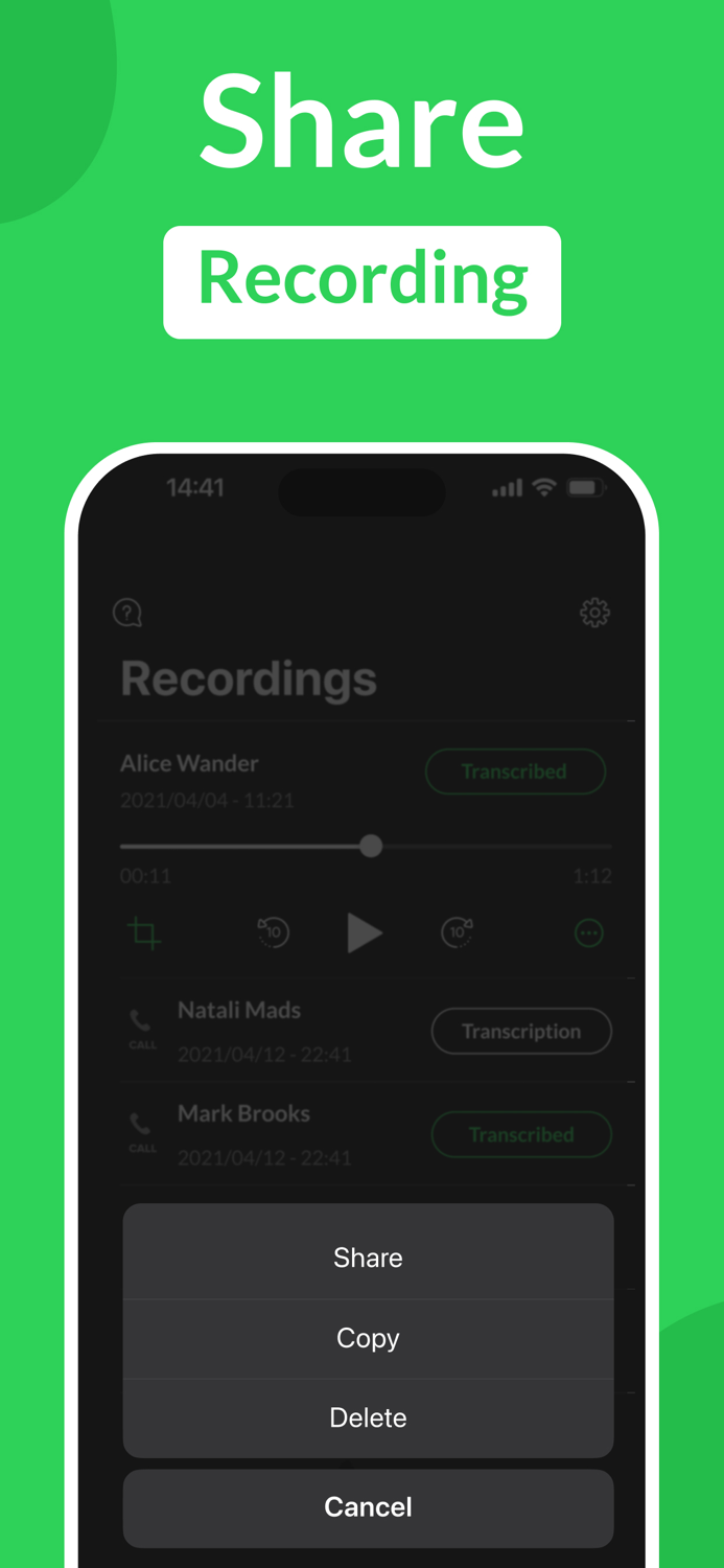 Call Recorder for iPhone.
