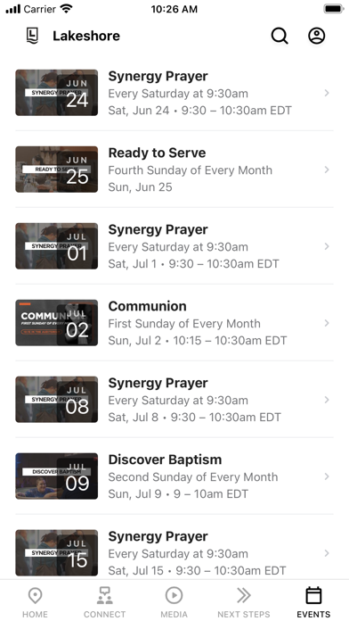 Lakeshore Community Church Screenshot