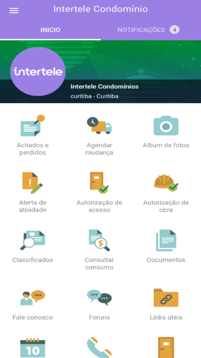 Intertele Condomínios Screenshot
