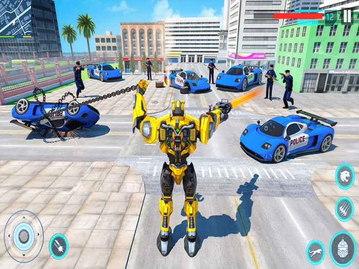 Mech War Robot Fighting Game