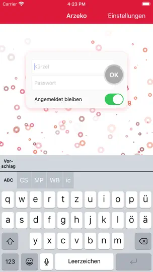 Screenshot von Arzeko auf dem iPhone 1
