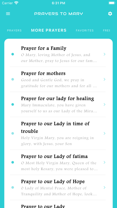 Prayers To Mary Screenshot