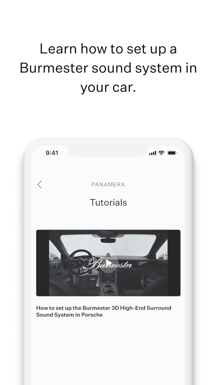 Burmester Soundcheck Porsche