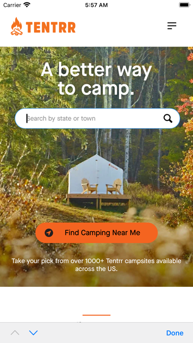 Tentrr Screenshot