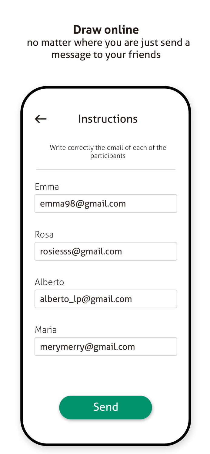 Santa´s secret gift raffle