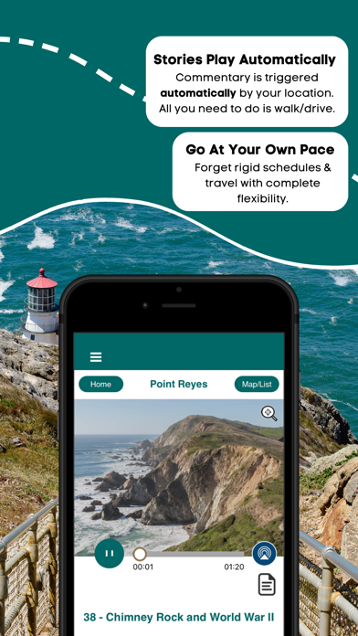 Point Reyes Audio Tour Guide Screenshot